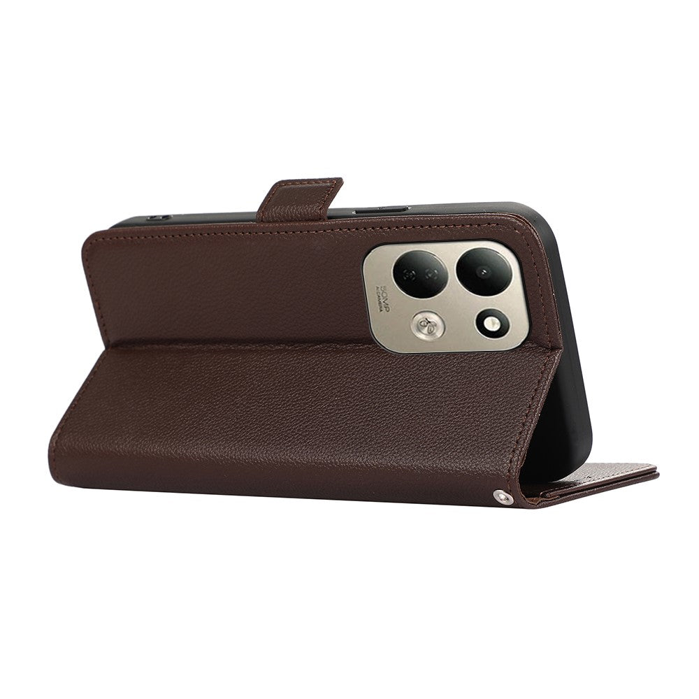 ABEEL For Xiaomi Redmi 17 5G  /  Redmi 17 4G Case Litchi Texture Leather RFID Blocking Phone Cover