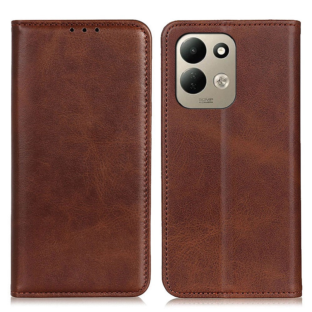 For Xiaomi Redmi 17 5G  /  Redmi 17 4G Case Cowhide Texture Split Leather Flip Wallet Phone Cover