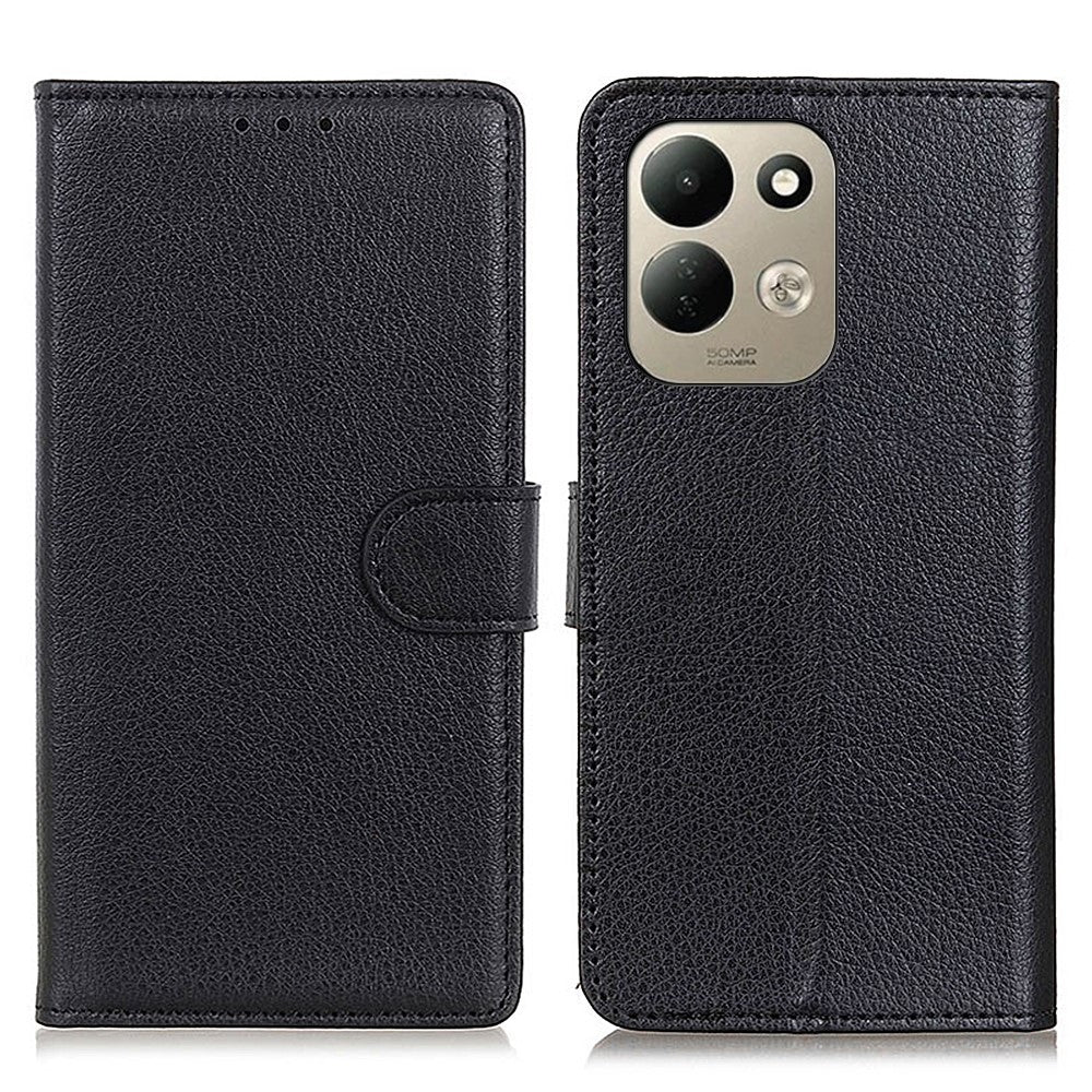 For Xiaomi Redmi 17 5G  /  Redmi 17 4G Wallet Case PU Leather Phone Cover Litchi Texture