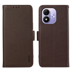 ABEEL For Xiaomi Redmi Note 17 4G (Global) / Note 17 5G (Global) / Note 17 (India / China) 5G Case Litchi Texture Leather RFID Blocking Phone Cover