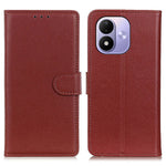 For Xiaomi Redmi Note 17 4G (Global) / Note 17 5G (Global) / Note 17 (India / China) 5G Wallet Case PU Leather Phone Cover Litchi Texture