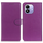 For Xiaomi Redmi Note 17 4G (Global) / Note 17 5G (Global) / Note 17 (India / China) 5G Wallet Case PU Leather Phone Cover Litchi Texture
