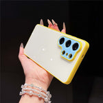 For Samsung Galaxy S25 Ultra Case Contrast Color PC + TPU Phone Cover