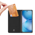 DUX DUCIS for Oppo Reno16 FS 5G / Reno16 F 5G / Reno16c 5G Skin Pro Series Case Leather Stand Cover Card Holder