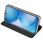 DUX DUCIS for Oppo Reno16 FS 5G / Reno16 F 5G / Reno16c 5G Skin Pro Series Case Leather Stand Cover Card Holder