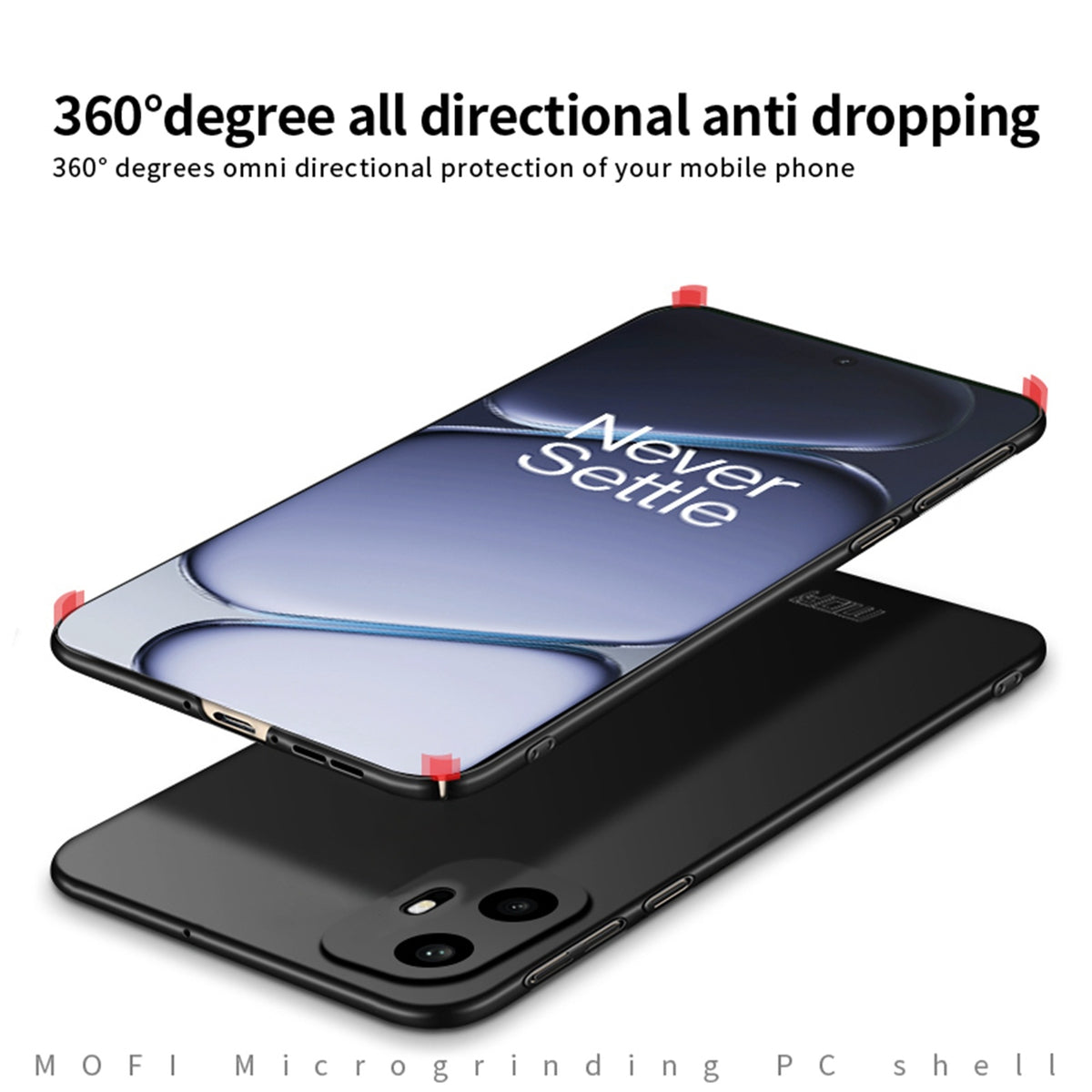 MOFI for OnePlus 15T 5G Phone Case  Shield Matte Series Ultra Slim PC Protective Cover