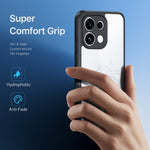 DUX DUCIS för Oppo Reno16 FS 5G / Reno16 F 5G / Reno16c 5G Aimo-serien PC + TPU genomskinligt bakstycke för mobil (REACH-certifiering)