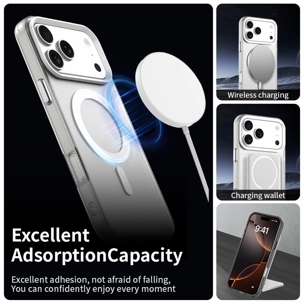 For iPhone 18 Pro / 17 Pro Magnetic Case Anti Drop Hybrid Phone Back Cover