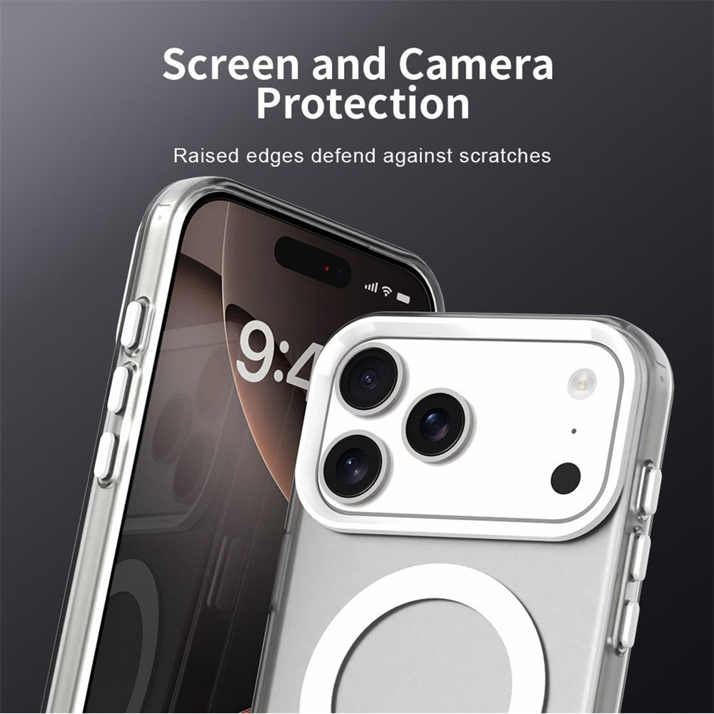 For iPhone 18 Pro / 17 Pro Magnetic Case Anti Drop Hybrid Phone Back Cover
