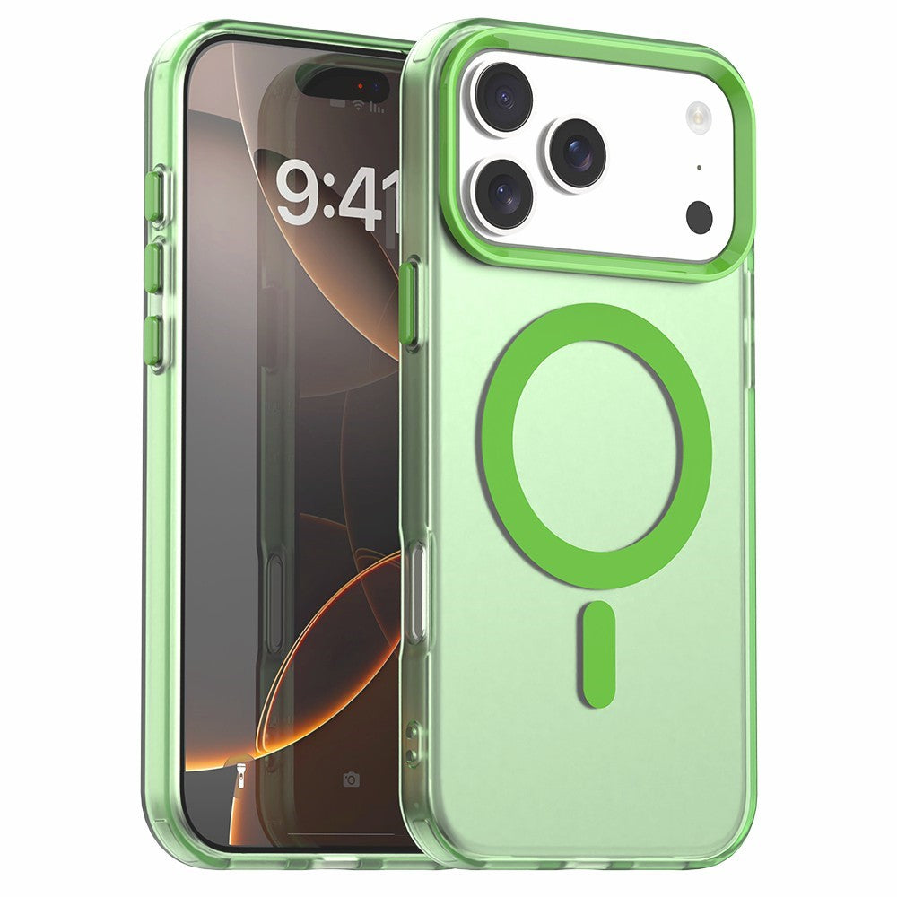 For iPhone 18 Pro / 17 Pro Magnetic Case Anti Drop Hybrid Phone Back Cover
