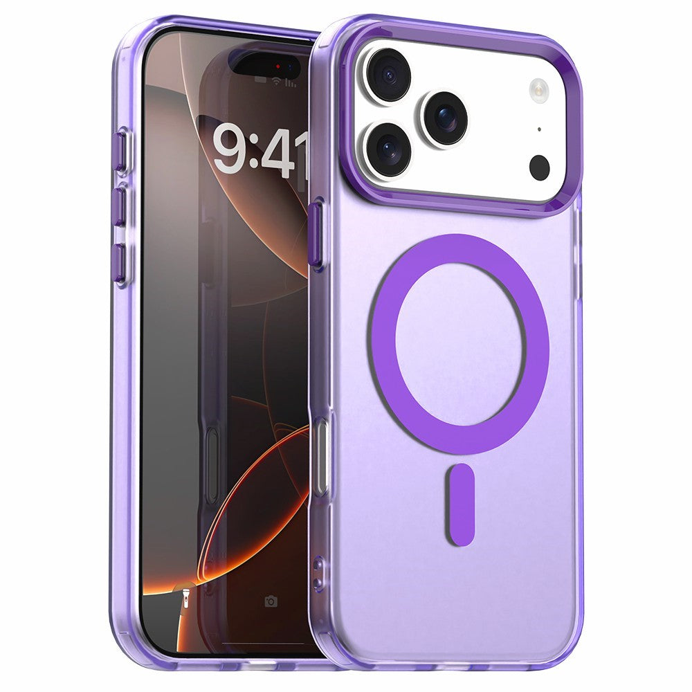 For iPhone 18 Pro / 17 Pro Magnetic Case Anti Drop Hybrid Phone Back Cover