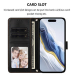 For Xiaomi 17 Max Wallet Case with Wrist Strap Love Cat Pattern Imprint Leather Phone Cover