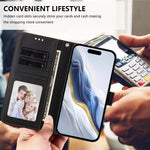 For Xiaomi 17 Max Wallet Case with Wrist Strap Love Cat Pattern Imprint Leather Phone Cover