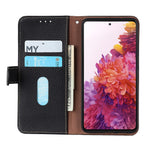 KHAZNEH pungetui til Xiaomi Redmi 17 5G / Redmi 17 4G, litchi-tekstur, ægte okselæder, flipmobilcover