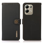 KHAZNEH for Xiaomi Redmi 17 5G  /  Redmi 17 4G Case Genuine Cow Leather RFID Blocking Wallet Phone Cover