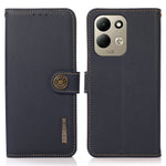 KHAZNEH for Xiaomi Redmi 17 5G  /  Redmi 17 4G Case Genuine Cow Leather RFID Blocking Wallet Phone Cover