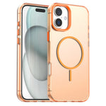 For iPhone 16 Magnetic Case PC + TPU + PET Air Cushion Shockproof Phone Cover