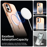 For iPhone 16 Magnetic Case PC + TPU + PET Air Cushion Shockproof Phone Cover