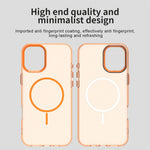 For iPhone 16 Magnetic Case PC + TPU + PET Air Cushion Shockproof Phone Cover