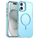 Til iPhone 16 Plus Magnetisk Cover PC + TPU + PET Air Cushion Stødsikkert Telefoncover