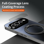 Til Google Pixel 11 Cover Magnetisk Roterende Støtteben TPU Telefoncover med Fuld Linsebeskyttelse