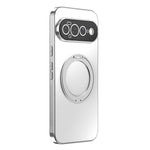 For Google Pixel 11 Pro Case Magnetic Rotating Kickstand TPU Phone Cover with Full Lens Protection