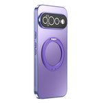 For Google Pixel 11 Pro Case Magnetic Rotating Kickstand TPU Phone Cover with Full Lens Protection