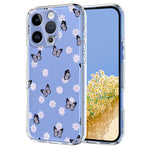 For iPhone 12 Pro Max Case Butterfly Floral Pattern Printing TPU Phone Back Cover