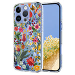 For iPhone 12 Pro Max Case Butterfly Floral Pattern Printing TPU Phone Back Cover