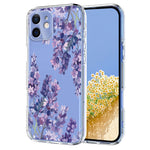 For iPhone 13 mini Case Butterfly Floral Pattern Printing TPU Phone Back Cover