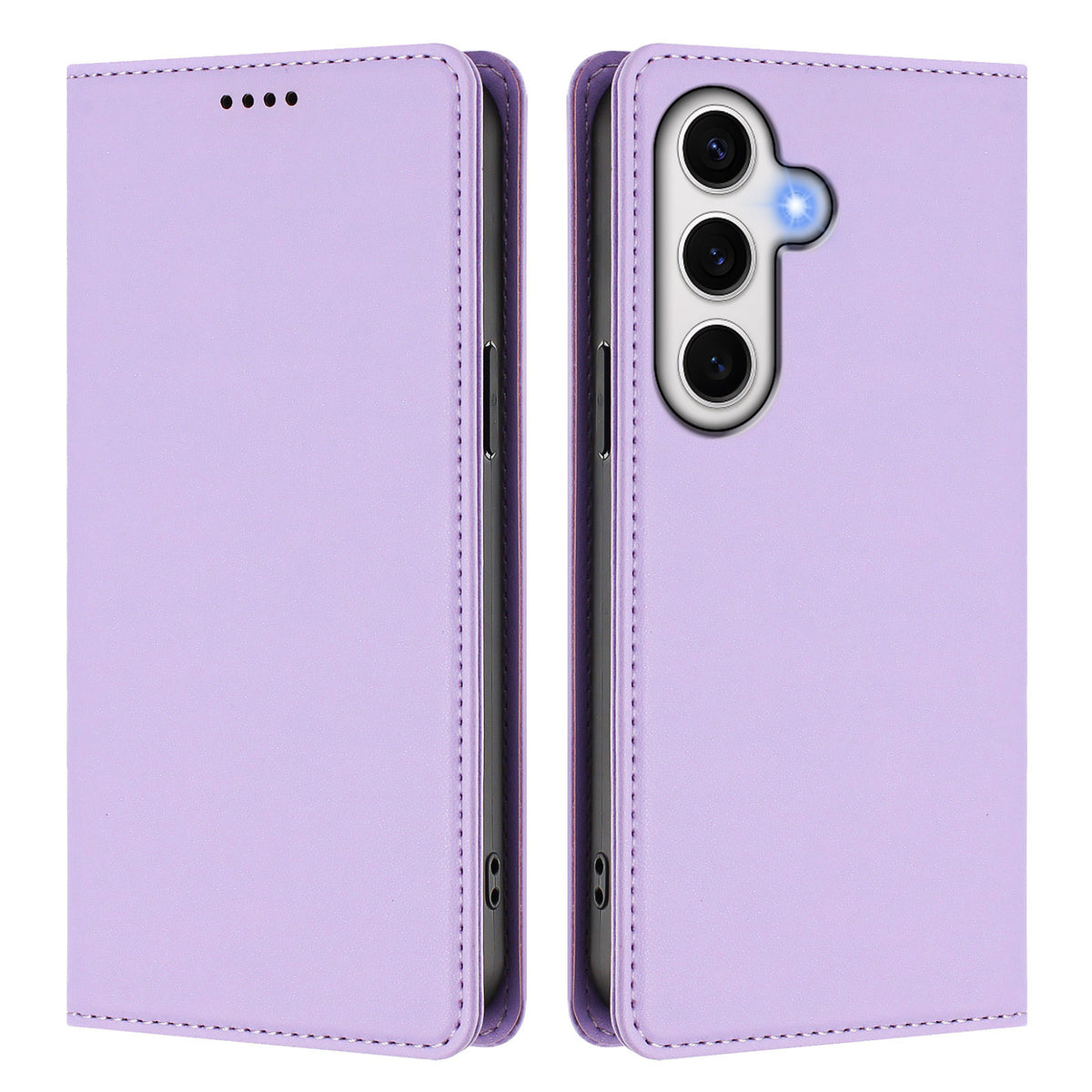 For Samsung Galaxy S24 FE Leather Wallet Case Magnetic Closure RFID Blocking Phone Cover