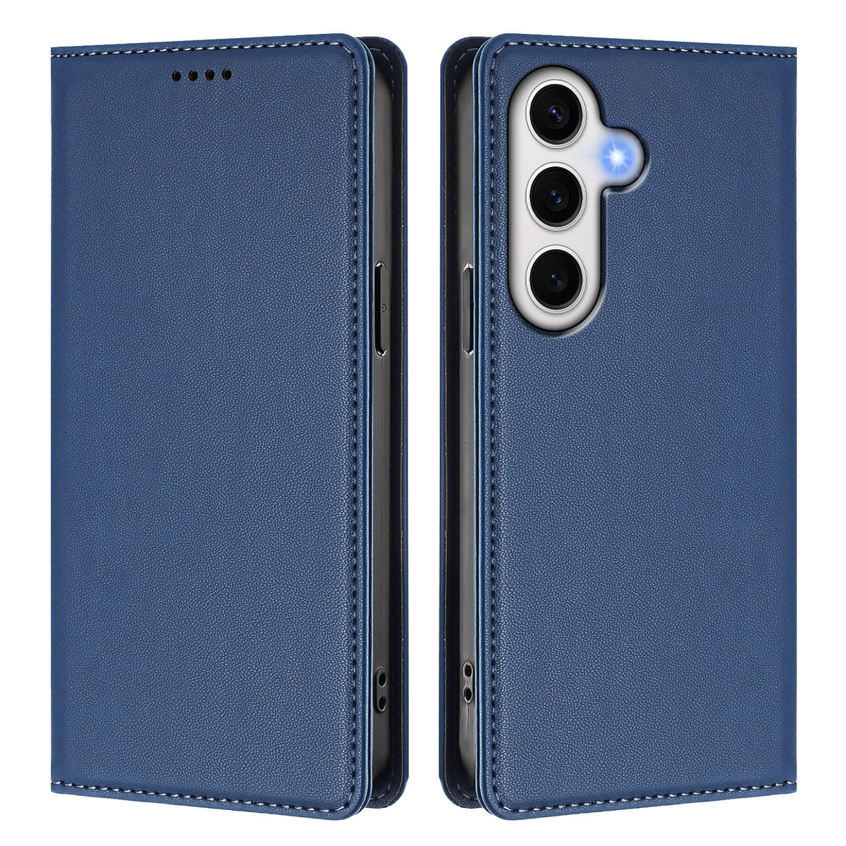 For Samsung Galaxy S24 FE Leather Wallet Case Magnetic Closure RFID Blocking Phone Cover
