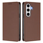 For Samsung Galaxy S24 FE Leather Wallet Case Magnetic Closure RFID Blocking Phone Cover