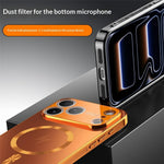 For iPhone 17 Pro Max Magnetic Case Full Lens Coverage Electroplated TPU Shockproof Phone Cover