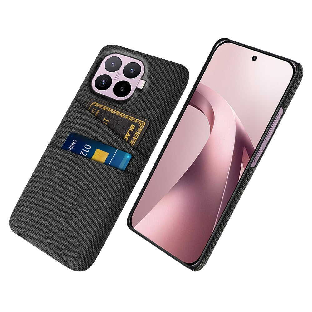 Xiaomi 17T-skal i tyg + hårt PC-mobilskal med dubbla kortplatser