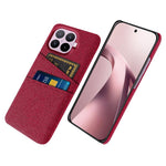 Xiaomi 17T-skal i tyg + hårt PC-mobilskal med dubbla kortplatser
