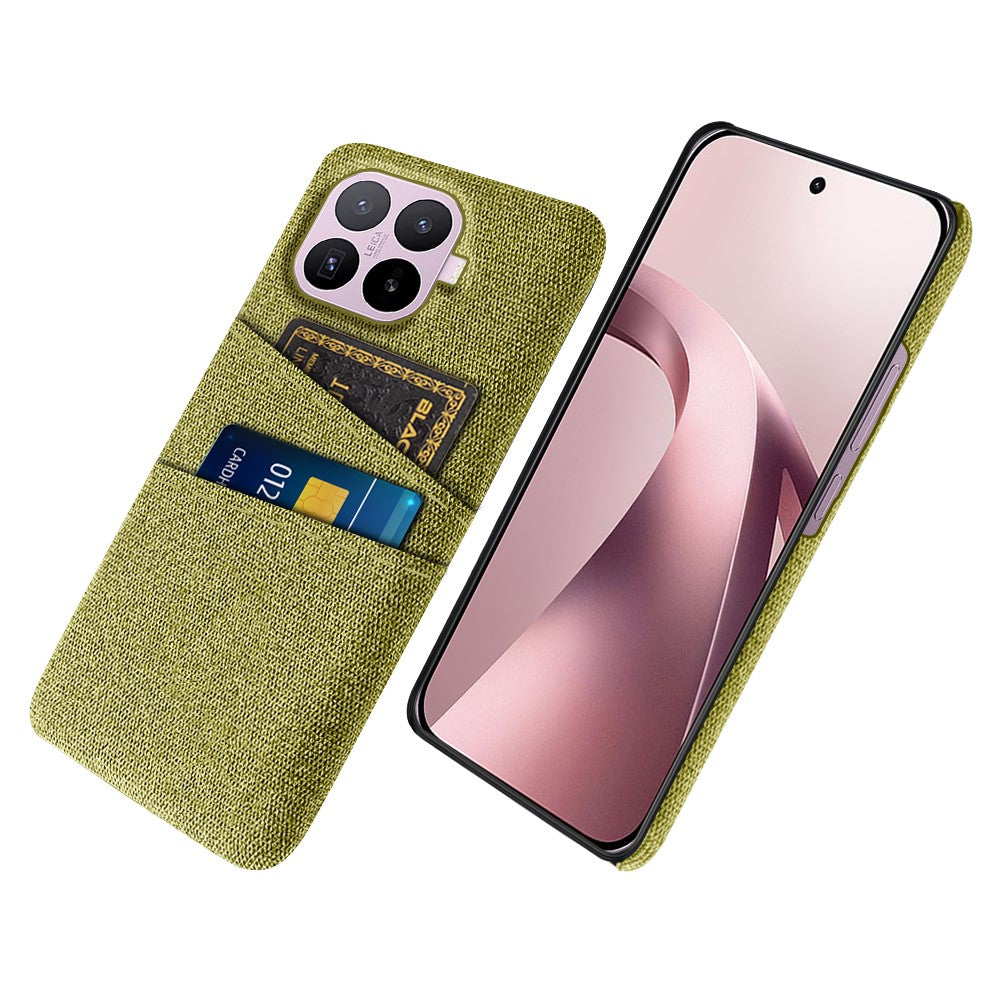 Xiaomi 17T-skal i tyg + hårt PC-mobilskal med dubbla kortplatser
