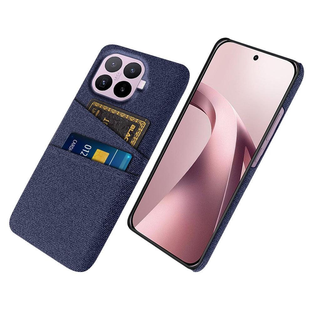 Xiaomi 17T-skal i tyg + hårt PC-mobilskal med dubbla kortplatser