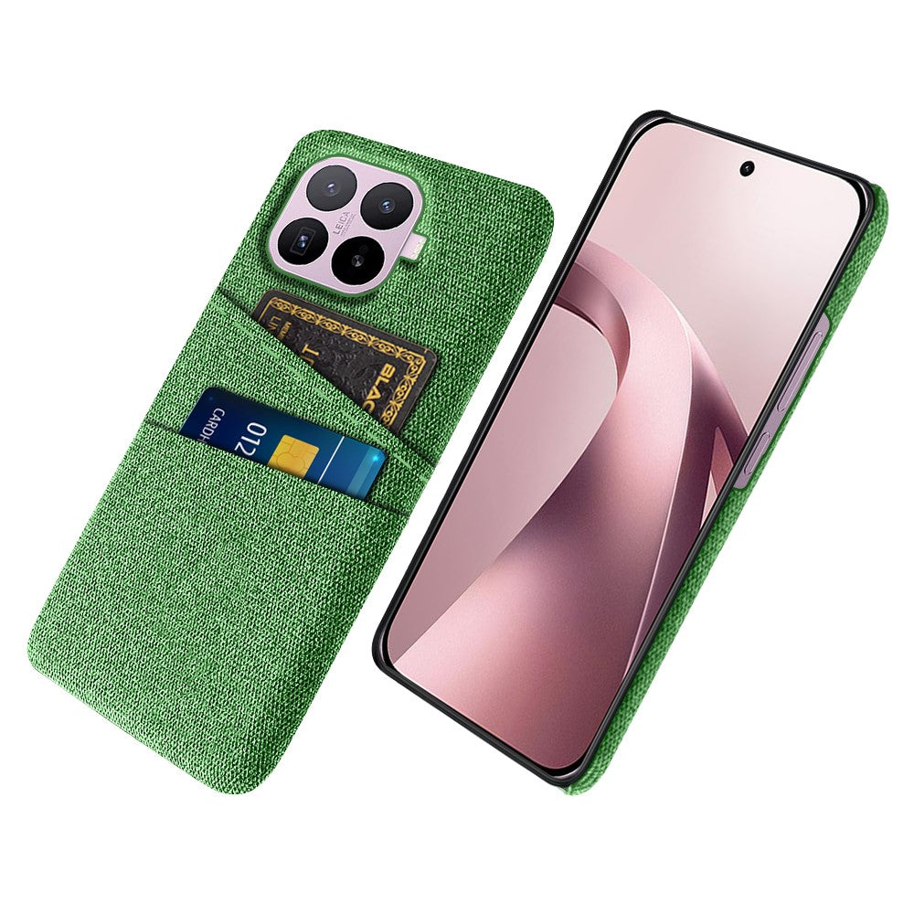 Xiaomi 17T-skal i tyg + hårt PC-mobilskal med dubbla kortplatser