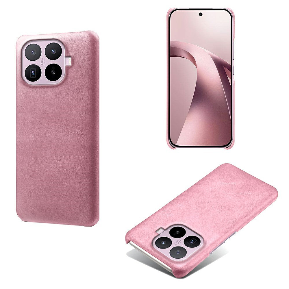 For Xiaomi 17T Case Calf Texture PU Leather Coated PC Phone Cover