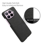For Xiaomi 17T Phone Case Cloth Texture Anti-Scratch Protective PC Back Cover