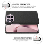 For Xiaomi 17T Phone Case Cloth Texture Anti-Scratch Protective PC Back Cover