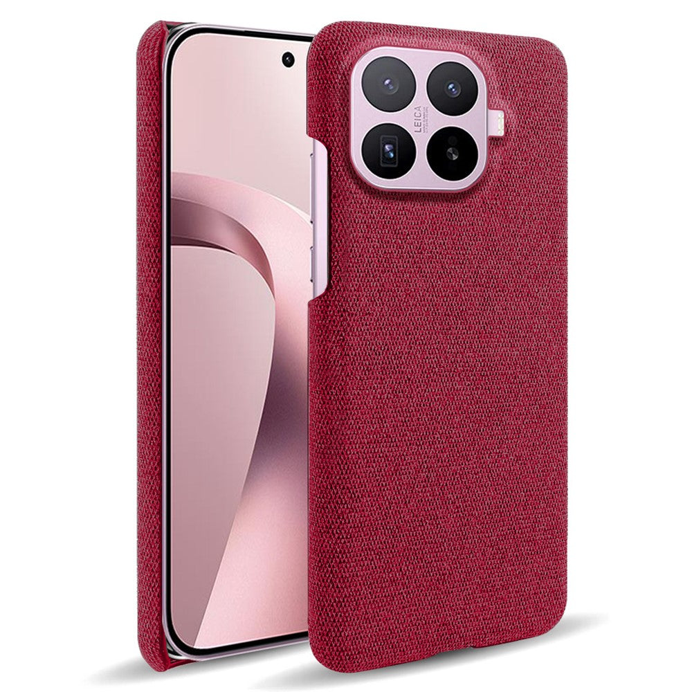 For Xiaomi 17T Phone Case Cloth Texture Anti-Scratch Protective PC Back Cover