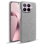 For Xiaomi 17T Phone Case Cloth Texture Anti-Scratch Protective PC Back Cover