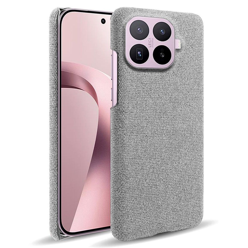 For Xiaomi 17T Phone Case Cloth Texture Anti-Scratch Protective PC Back Cover