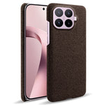 For Xiaomi 17T Phone Case Cloth Texture Anti-Scratch Protective PC Back Cover