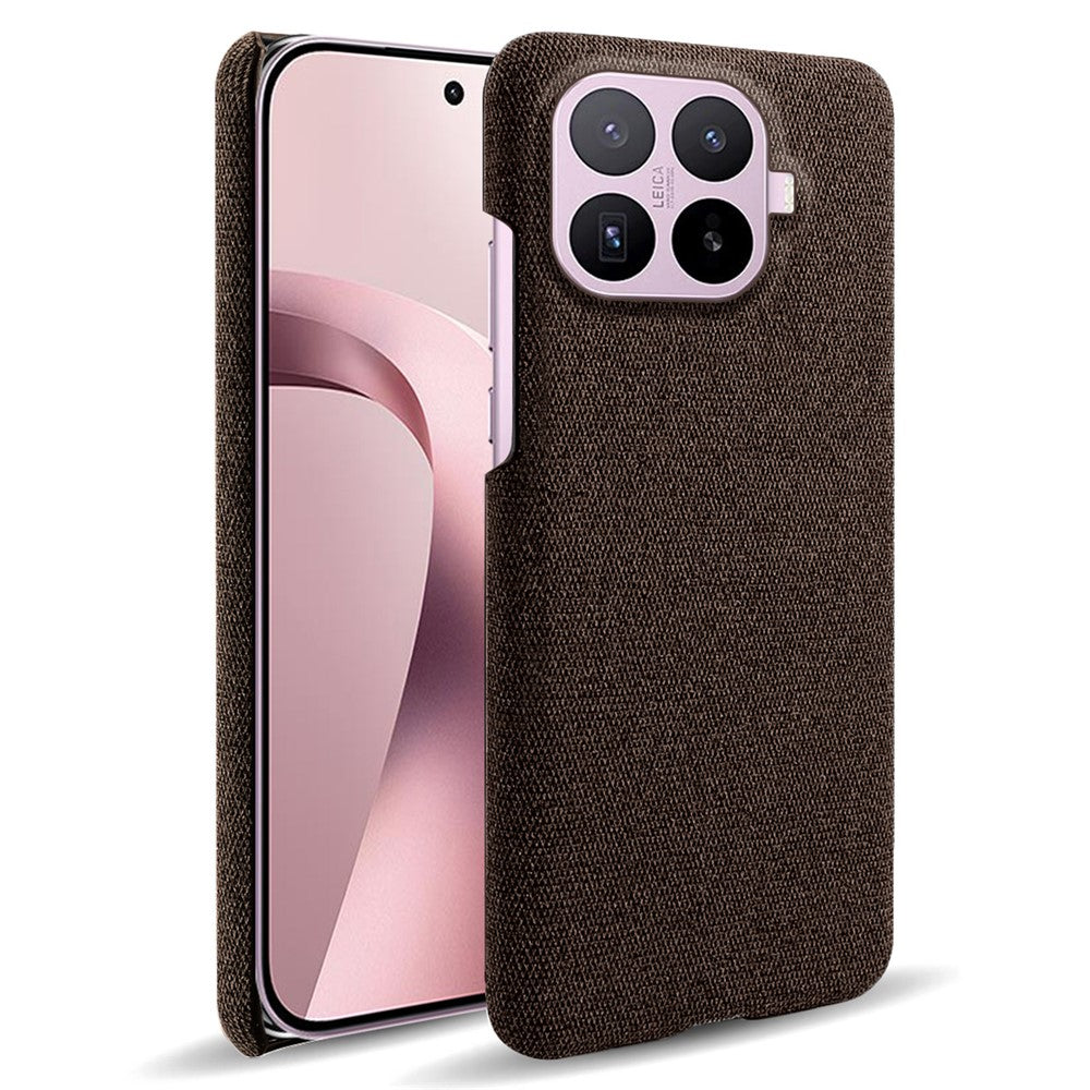 For Xiaomi 17T Phone Case Cloth Texture Anti-Scratch Protective PC Back Cover