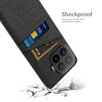 For Xiaomi 17T Pro Case Cloth + Hard PC Phone Cover with Dual Card Slots