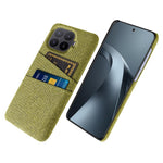 For Xiaomi 17T Pro Case Cloth + Hard PC Phone Cover with Dual Card Slots