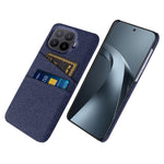 For Xiaomi 17T Pro Case Cloth + Hard PC Phone Cover with Dual Card Slots